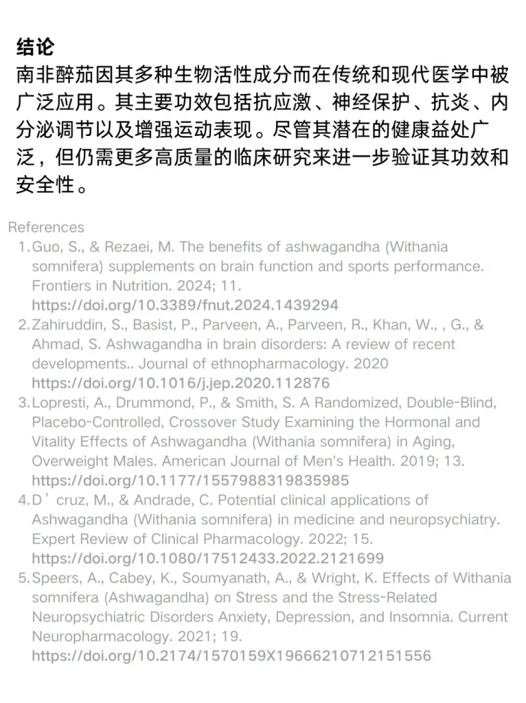 文献综述丨南非醉茄的功效是？对稳定情绪有用吗？历史资料图 4