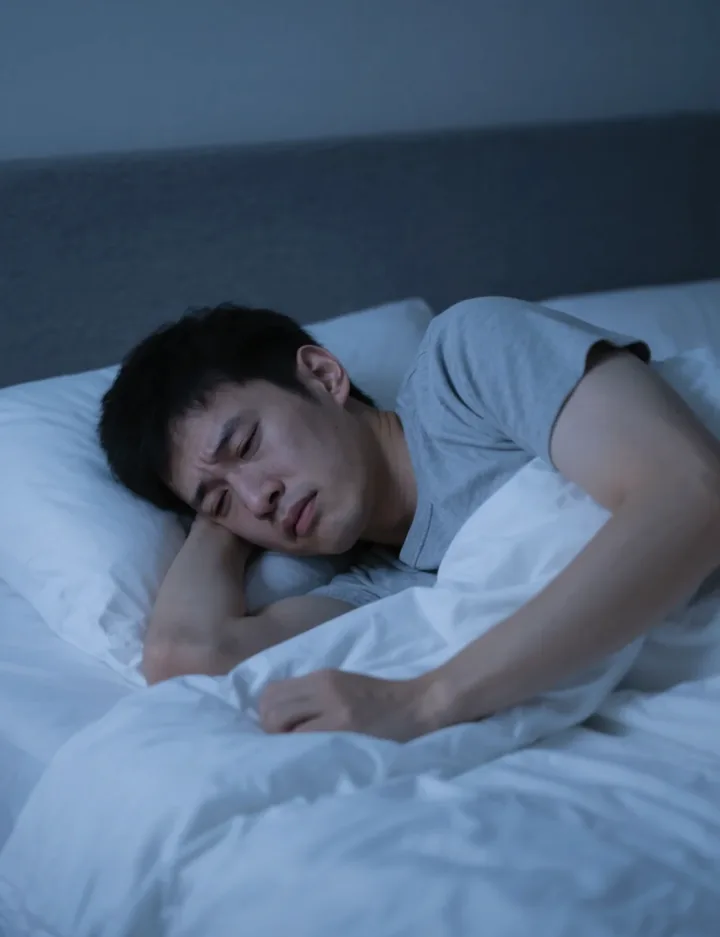 夜间睡眠不稳的成年人