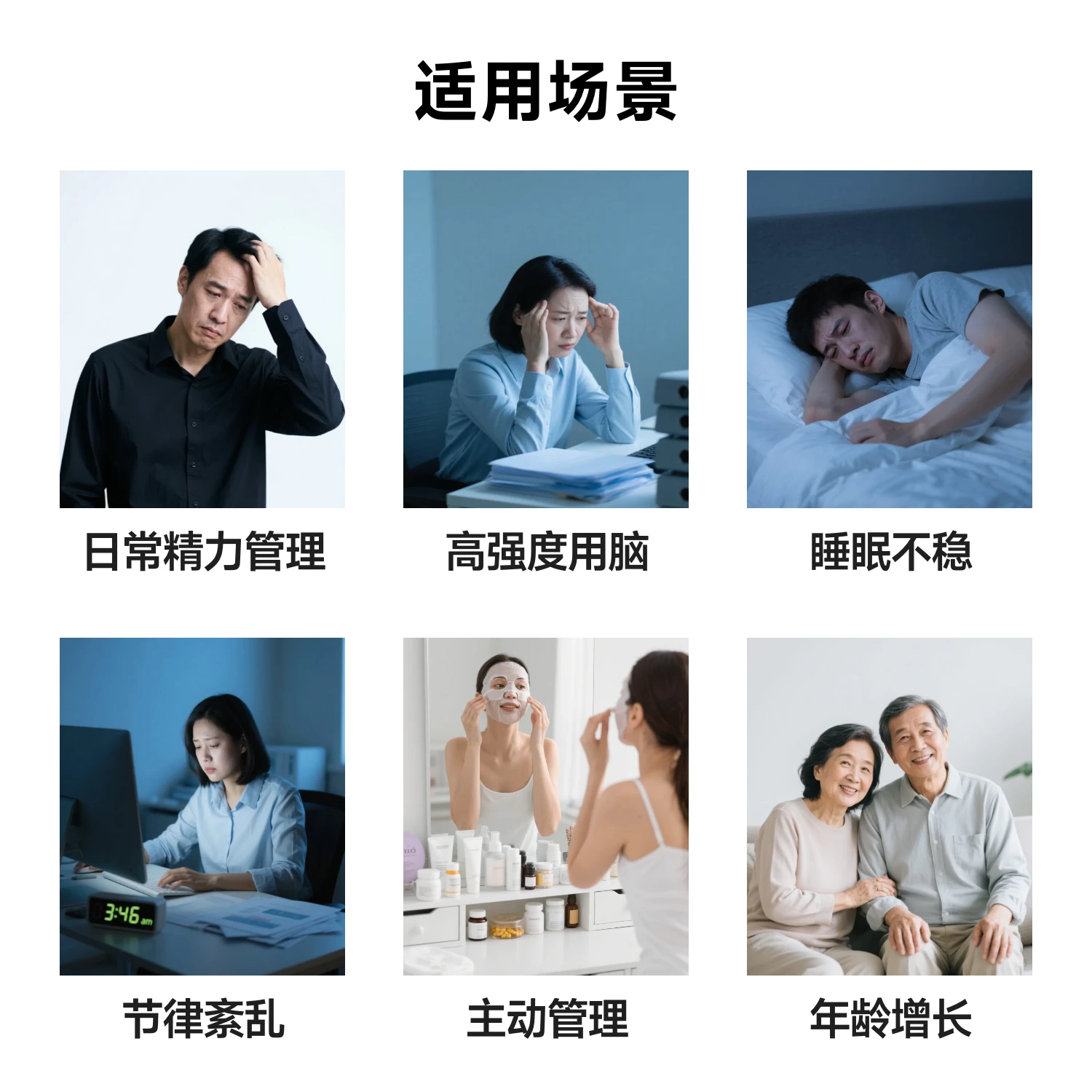 百吉复配 NMN 六类适用场景